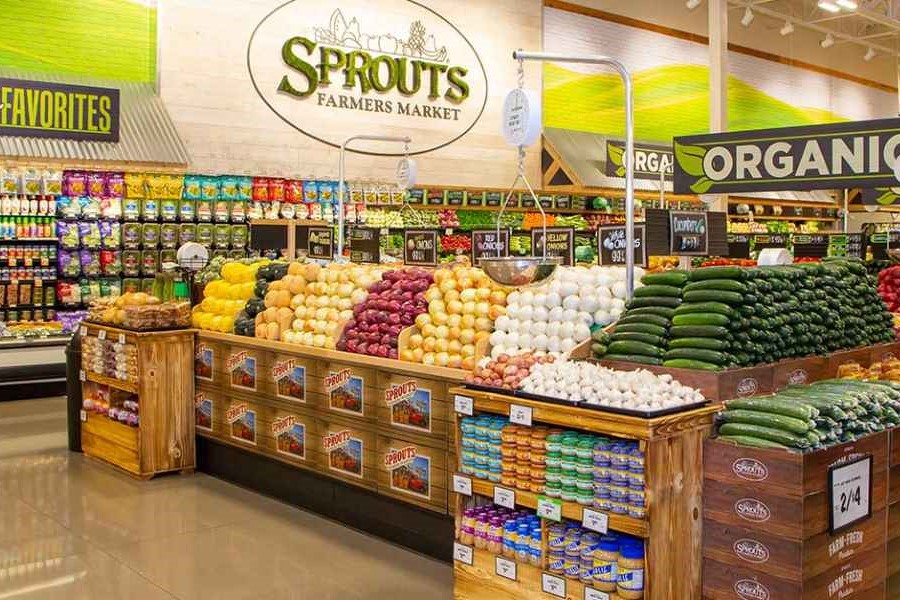 Interior of a Sprouts grocery store